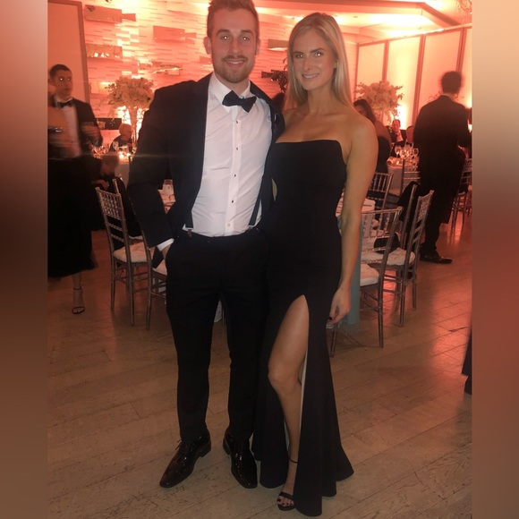 - Aqua black tie gown - Picture 3 of 9